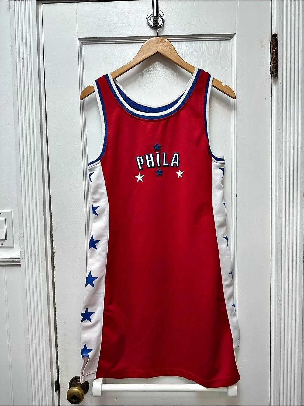 Y2K Philadelphia 76er’s Vintage Jersey Dress - Sz L
